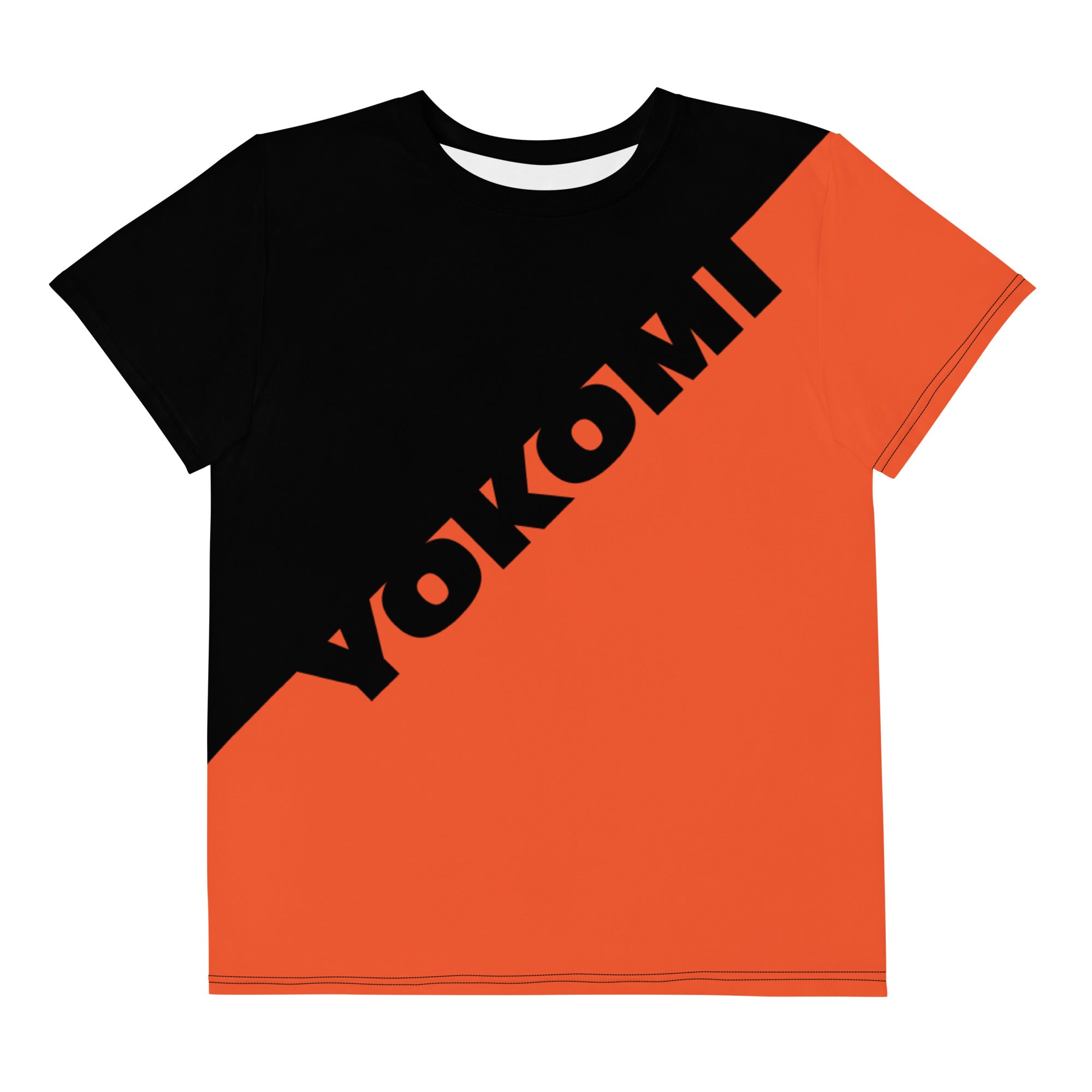 Yokomi Diagonal Youth crew neck t-shirt