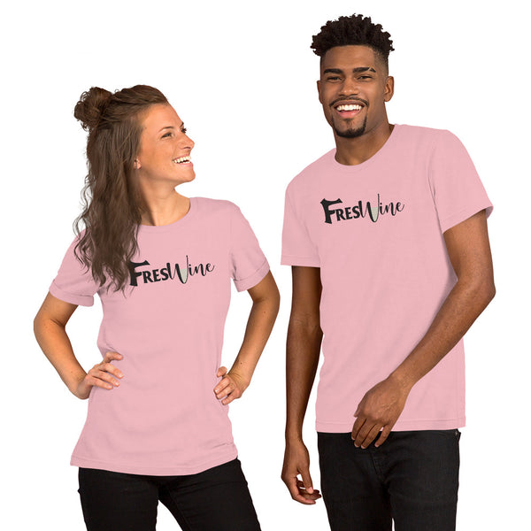 FresWine White Short-Sleeve Unisex T-Shirt