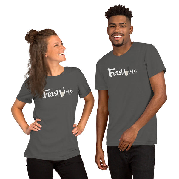 FresWine White Short-Sleeve Unisex T-Shirt