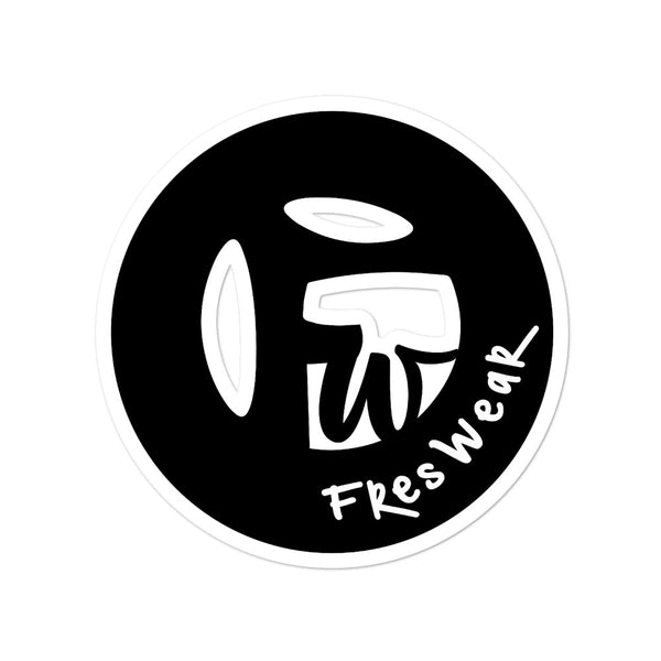 FresWear Circle Logo Bubble-free stickers