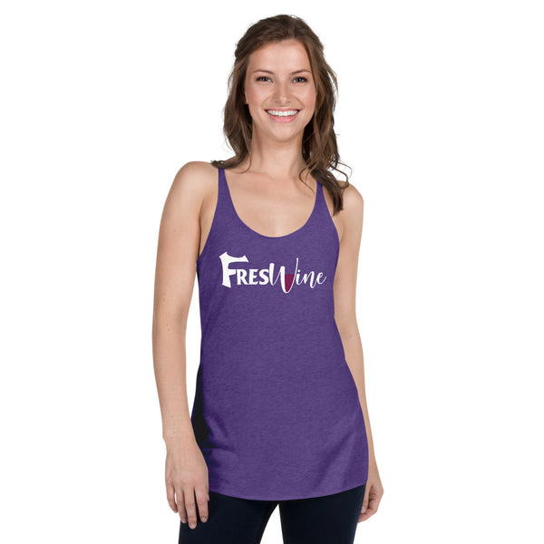 FresWine Red Women's Racerback Tank