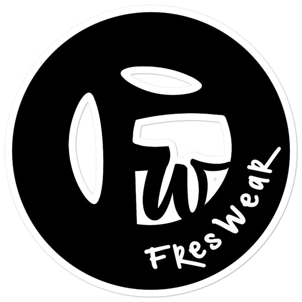 FresWear Circle Logo Bubble-free stickers