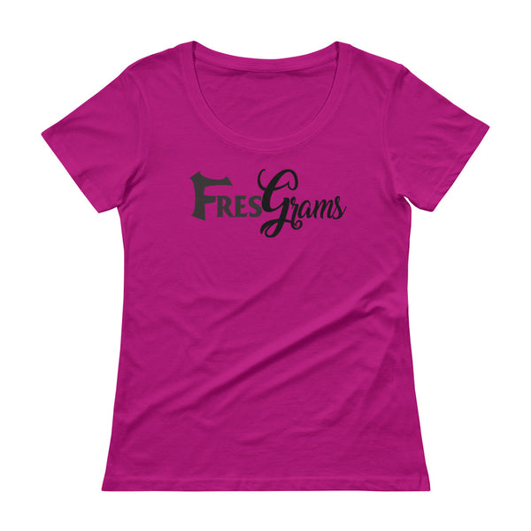 FresGrams Ladies' Scoopneck T-Shirt
